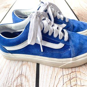 Vans Old Skool -Blue Suede - Kids Size 4